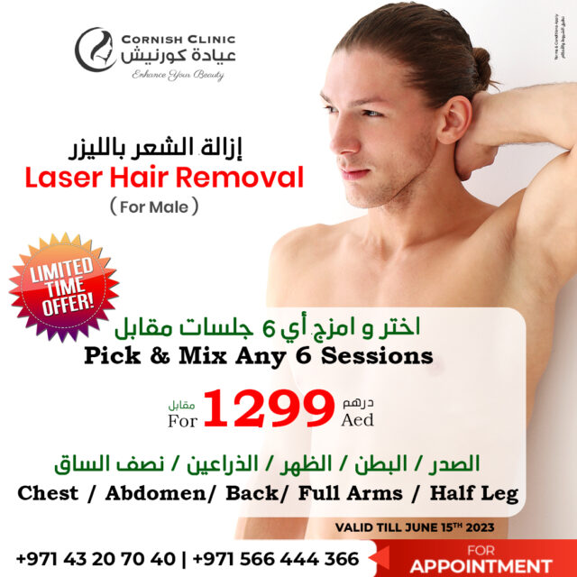 Laser hair removal for men